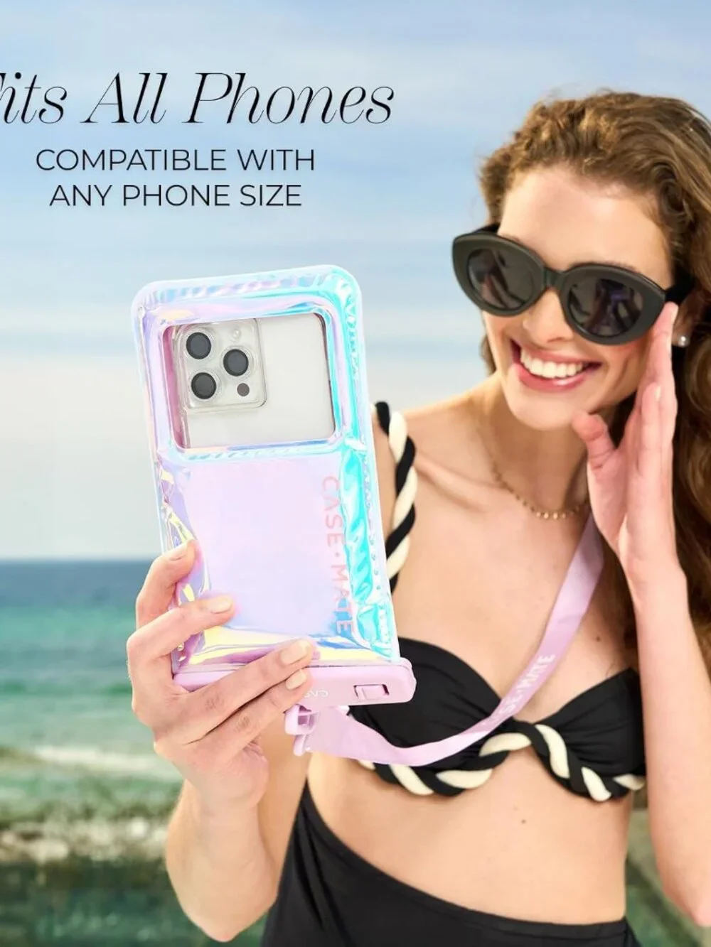 Case-Mate Waterproof Phone Pouch - Iridescent